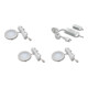 Hera Lot de 3 spots encastrables LED 3W blanc chaud Tr.24/15W 61056938002