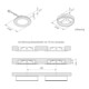 Hera Lot de 3 spots encastrables LED 3W blanc chaud Tr.24/15W 61056938002