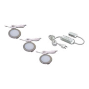 Hera Lot de 3 spots encastrables LED 4W blanc chaud eds +LED24/15W 61056303002-1