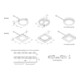 Hera Lot de 3 spots encastrables LED 4W blanc chaud eds +LED24/15W 61056303002