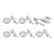 Hera Lot de 5 spots LED encastrables 3W blanc chaud Tr.24/30W 61056958002