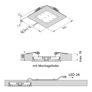 Hera Montagefeder ARF 68/78/Q 61500030101-4