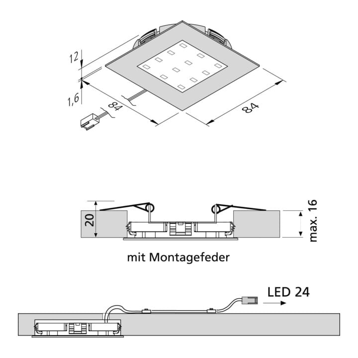 Hera Montagefeder ARF 68/78/Q 61500030101