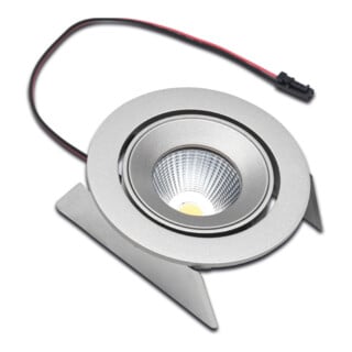 Hera Spot encastrable LED SR 68-LED 35Gr blanc chaud chrome mat