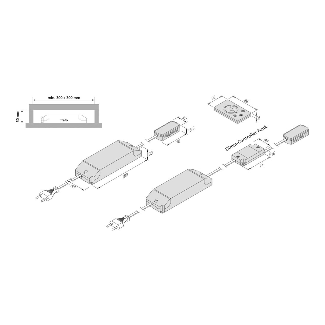 Hera Transformateur LED 24V/60W 20604003101