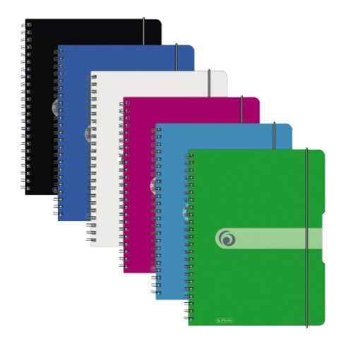 Herlitz Collegeblock to go 11293073 DIN A4 80Blatt schwarz