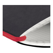 Herlitz Notizheft flex 11361557 A5 40Bl. PP Gummiband kar. sw-4