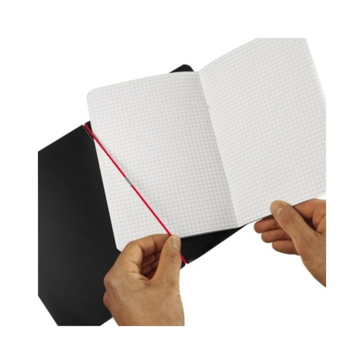 Herlitz Notizheft flex 11361839 Lederoptik DIN A5 40Blatt kariert