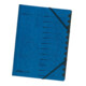 Herlitz Ordnungsmappe 10843316 DIN A4 12 Fächer Karton blau-1