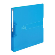 Herlitz Ringbuch 11205762 DIN A4 2Ringe 25mm transparent blau