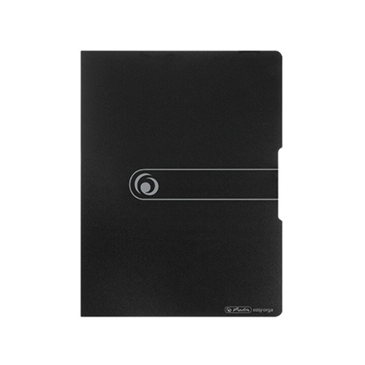 Herlitz Sichtbuch 11207511 DIN A4 20Hüllen PP opak schwarz