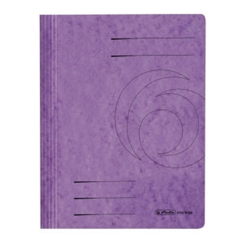violett DIN A4 Herlitz Spiralhefter Colorspan-Karton Farbe 