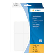 HERMA Etikett 2480 34x67mm weiß 192 St./Pack.