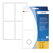 HERMA Etikett Vario 2490 52x82mm weiß 128 St./Pack.-1