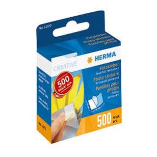 HERMA Klebepad 1070 12x17mm weiß 500 St./Pack.