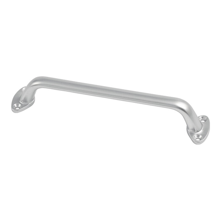 Hermeta Handgriff L.300mm B.56mm Alu-Guss silberf.elox.Anz.Löcher 4