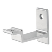 Hermeta Handlaufträger 3541 gerade 65mm Alu silber Breite 27mm 1 Bohrung M8-1