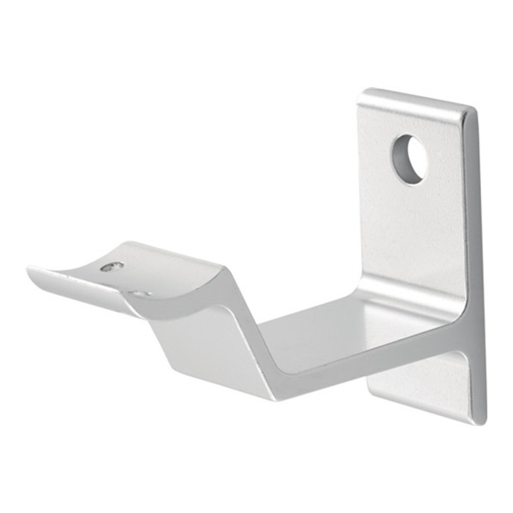 Hermeta Handlaufträger 3543 Alu.silberf.elox.gewölbte Auflage