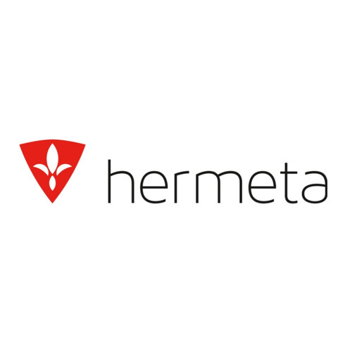 Hermeta Huthaken-Leiste 0822-0825 2 Hak.A.96mm LM.silberf.elox.H.102mm