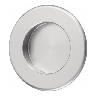 Hermeta Poignée encastrée pour porte coulissante alu argenté anodisé rond EL.-D. 35mm