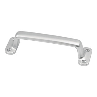 Hermeta Poignée L.140mm B.38mm Alu coulé argent anodisé Nombre de trous 4