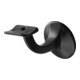 Hermeta Support de main courante 3501 alu. noir mat plaq.murale D.56mm appui incurvé-1