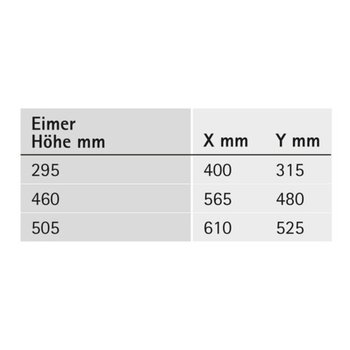 Hettich Abfallsyst.-Rahmen ArciTech Pull 9279404 KB 600mm St anthrazit Pulverbesch.