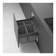 Hettich Abfallsystem-Rahmen AvanTech YOU Pull 9278336, KB 600mm STA anthrazit pulverb.-5