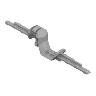 Hettich Adapter Quadro 9236526 zweiseitig,Typ A grau