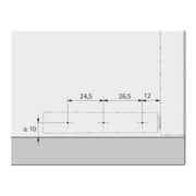 Hettich Amortisseur pour charnière à clipser Push to open Pin, 9089601 plastique gris clair-5