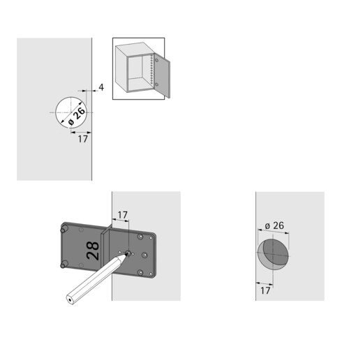 Hettich Ankörnschablone MultiBlue