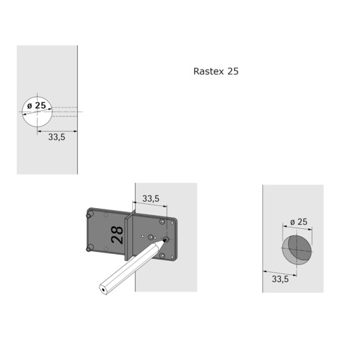 Hettich Ankörnschablone MultiBlue
