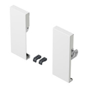 Hettich ArciTech connecteur de façade pour tiroir intérieur, 9123087 blanc