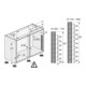 Hettich Armoire de cuisine d'angle pivotante Arena CLASSIC/Lemans II 9136171,600mm,chr-4