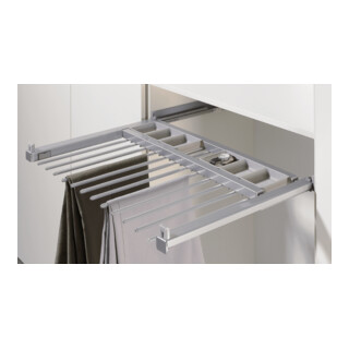 Hettich Ausziehbarer Hosenhalter Amari, silber, 500 - 600 mm