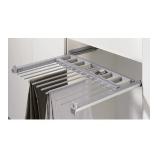 Hettich Ausziehbarer Hosenhalter Amari, silber, 700 - 800 mm