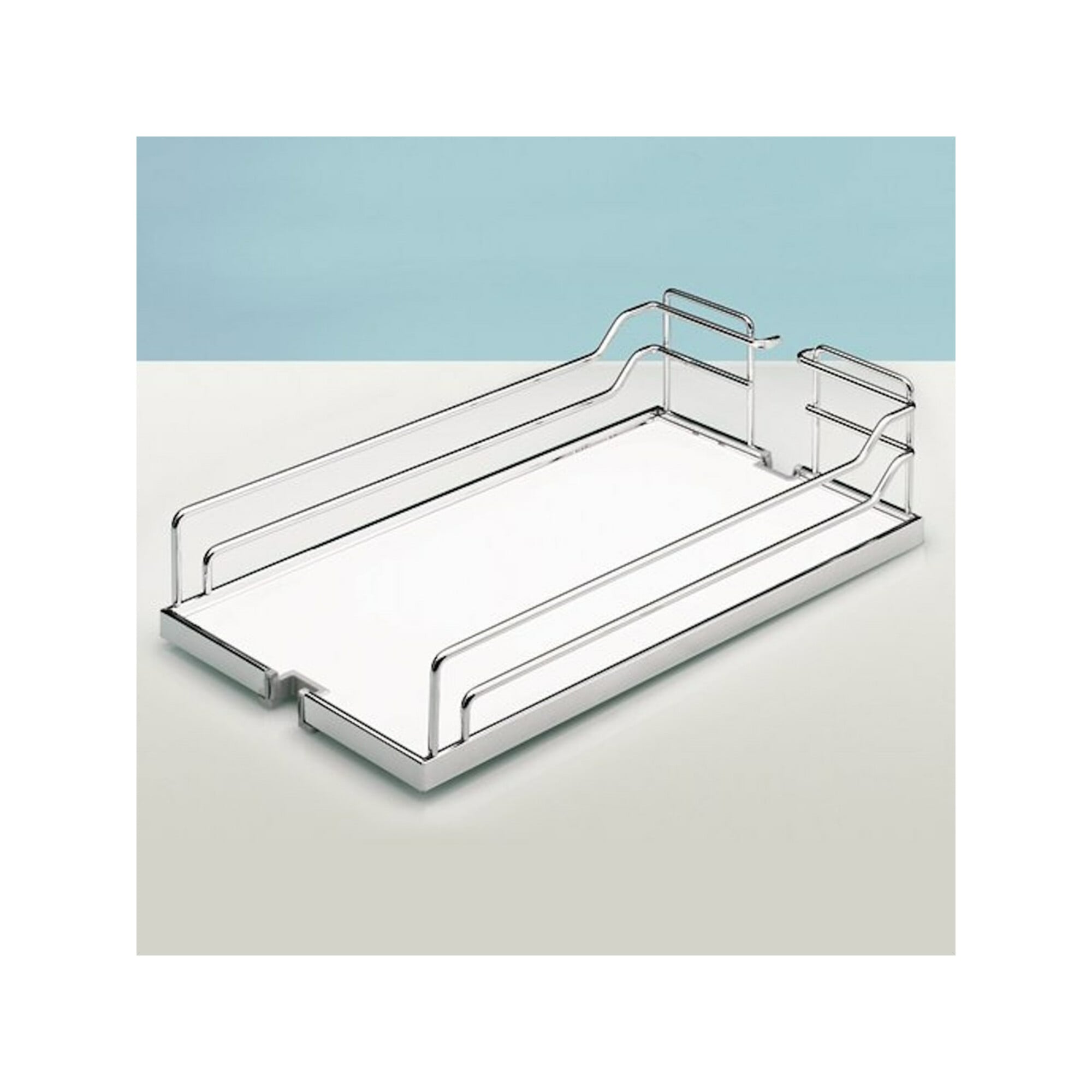 Hettich Auszugsr.-Einhängetablar mit Rutschstopp Arena CLASSIC 13907 Stahl, verchromt