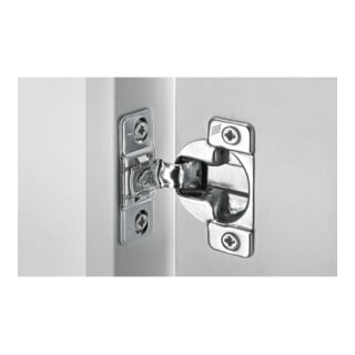 Hettich Automatikscharnier Optimat Plus 4 FM 9072548, 110° Stahl vernickelt