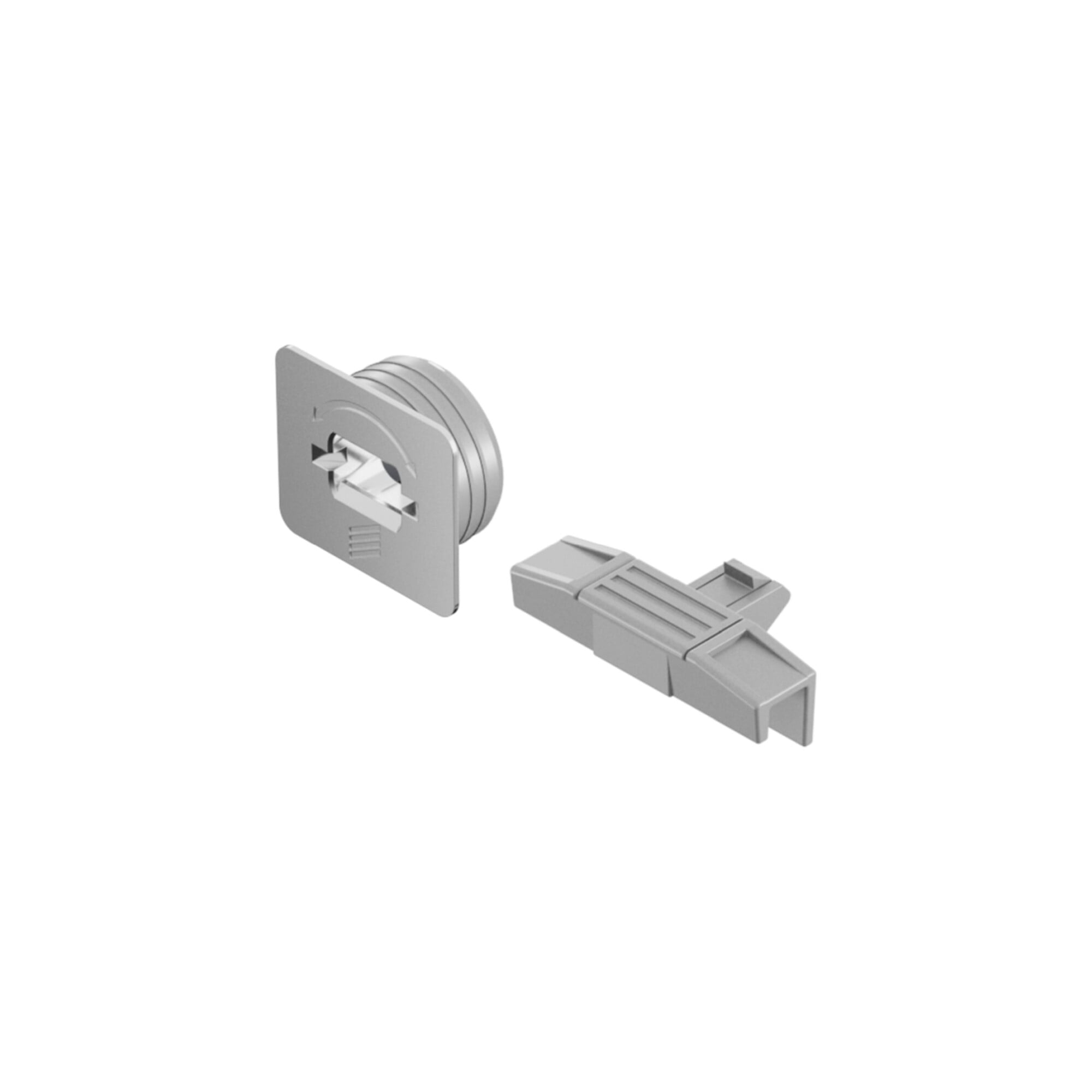 Hettich AvanTech YOU Mitnehmer für Innenfront, silber
