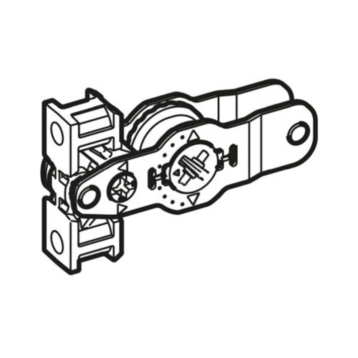 Hettich AVT YOU Fixation avant H77 à visser SE21458 AVANTECH ACCESSOIRES