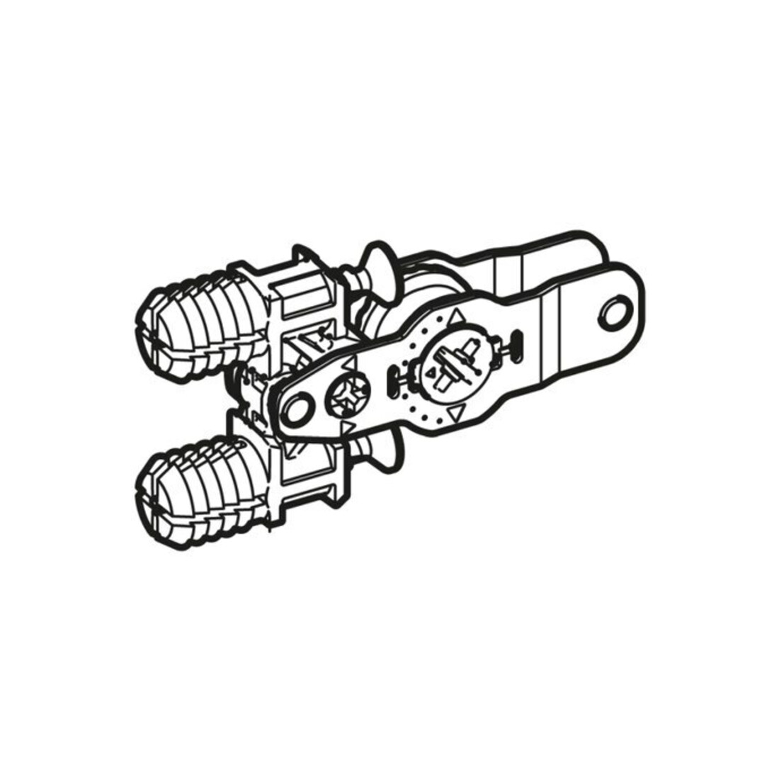 Hettich AVT YOU Fixation avant HUB Clé à chocs .SE21457 AVANTECH ACCESSOIRES