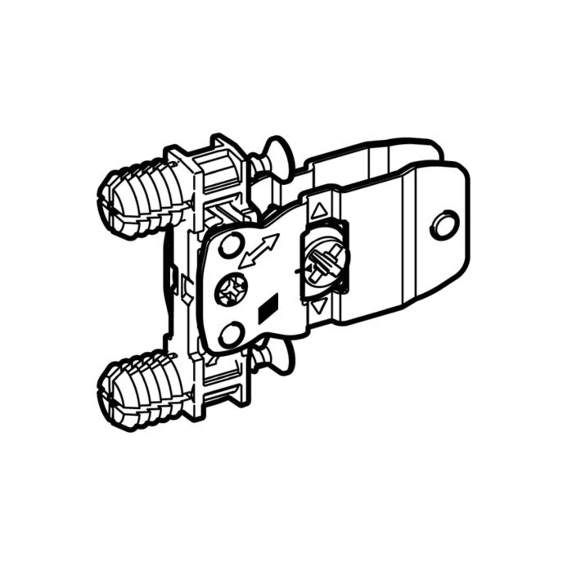 Hettich AVT YOU Fixation avant SK Clé à chocs .SE21449 AVANTECH ACCESSOIRES