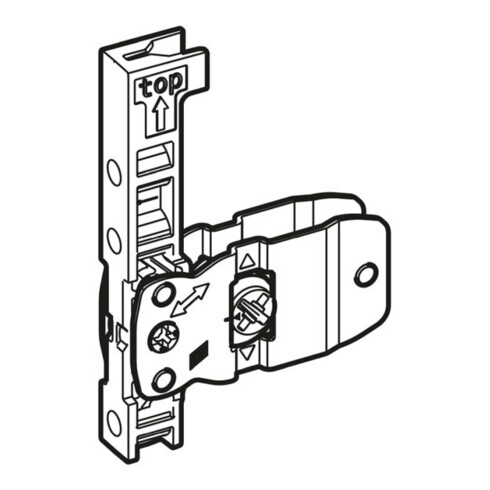 Hettich AVT YOU Frontbefestigung H139 Anschraub SE21547 AVANTECH ZUBEHOER