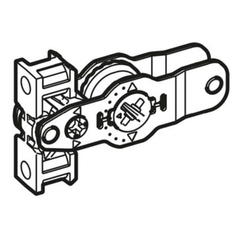 Hettich AVT YOU Frontbefestigung H77 Anschraub SE21458 AVANTECH ZUBEHOER