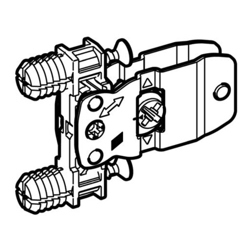 Hettich AVT YOU Frontbefestigung SK Schlagschrauber .SE21449 AVANTECH ZUBEHOER
