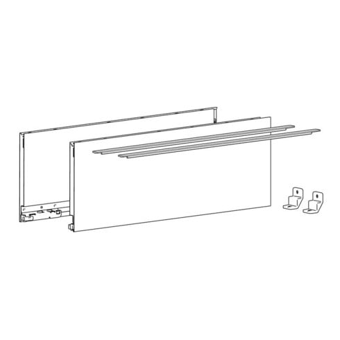 Hettich AVT YOU ZG H187 NL500 W SET AVANTECH ZARGE
