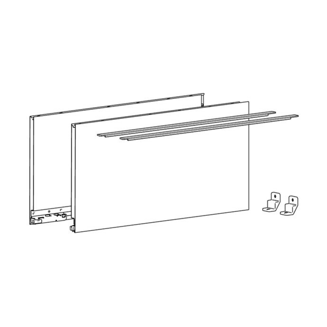 Hettich AVT YOU ZG H251 NL450 W SET AVANTECH ZARGE