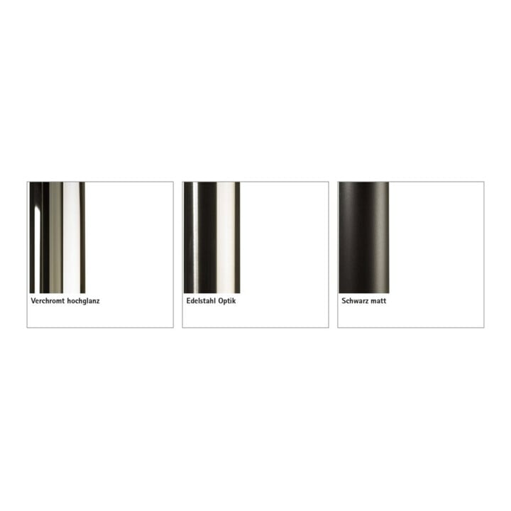 Hettich Ayo, ø 60 mm x 1200 mm Edelstahl Optik