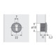 Hettich Bague de clé ronde, type 2175 44560, diamètre 22 mm, P 14,3 mm nickelée-4