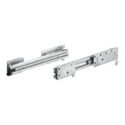 Hettich Beistellcont.Auszugsführ. Quadro Duplex 30 9136065 Stahl verzinkt